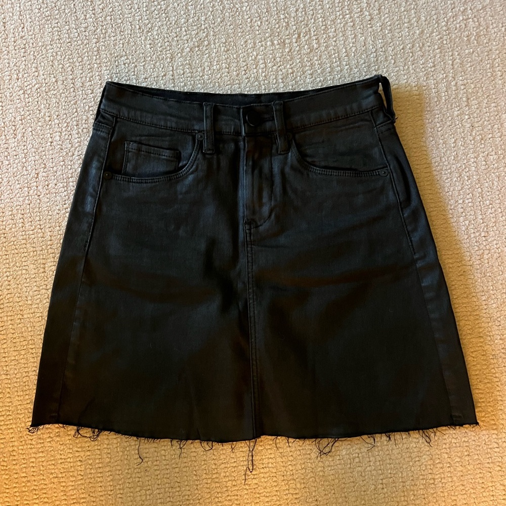 Blank NYC leather skirt